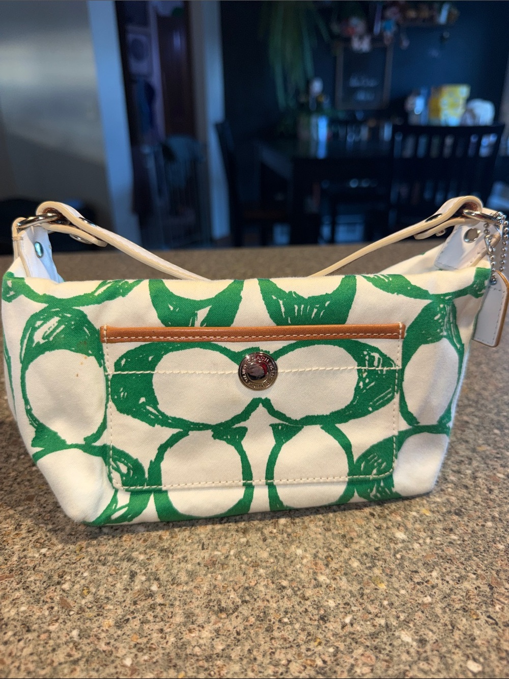 Coach y2k green Scribble bag - Vintage